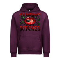 Mauve Wine it's halloween bitches Urban Hoodie - BundleAndBundleShop