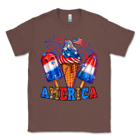 Chestnut 4th of July America ice creams Classic Tee - Neo Western
