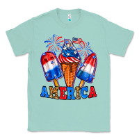 Seafoam 4th of July America ice creams Classic Tee - Neo Western