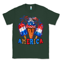 Sports Green 4th of July America ice creams Classic Tee - Neo Western