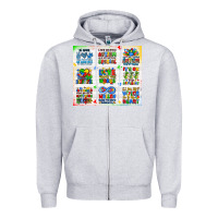 Heather Grey autism Zipper Hoodie - JahusDesignShop