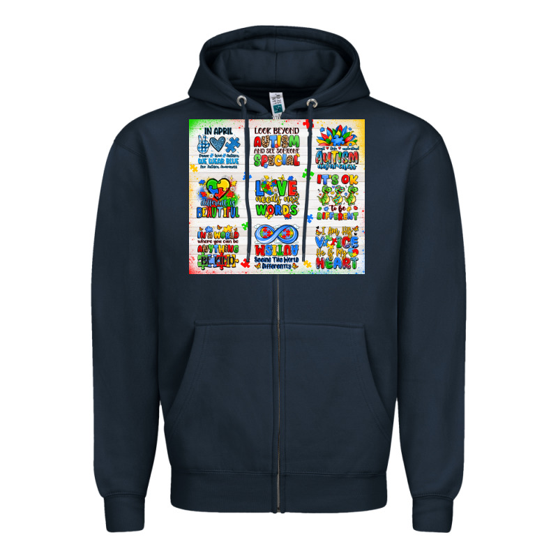 Autism Zipper Hoodie by JahusDesignShop | Teevron