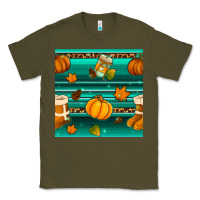 Army Green autumn seamless pattern Classic Tee - BundleAndBundleShop