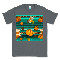 Charcoal Heather autumn seamless pattern Classic Tee - BundleAndBundleShop