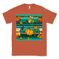 Copper autumn seamless pattern Classic Tee - BundleAndBundleShop