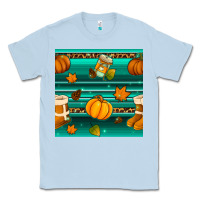 Dusty Blue autumn seamless pattern Classic Tee - BundleAndBundleShop