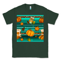 Sports Green autumn seamless pattern Classic Tee - BundleAndBundleShop