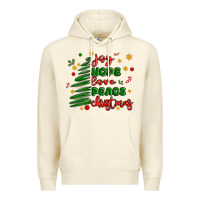 Sandshell joy hope love peace christmas Premium Hoodie - MaliasSmallBusiness