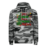 Slate Camo joy hope love peace christmas Premium Hoodie - MaliasSmallBusiness