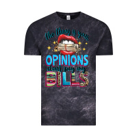 Cloud Black the thing is your opinions dont pay my bills Vintage Tee - texasbilliewilder