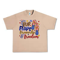 Burro flip flops fireworks and freedom Urban Heavy Tee - texasbilliewilder