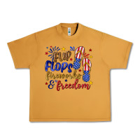 Peanut Butter flip flops fireworks and freedom Urban Heavy Tee - texasbilliewilder
