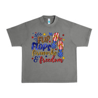Tornado flip flops fireworks and freedom Urban Heavy Tee - texasbilliewilder
