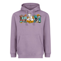 Lavender goat mom serape leopard cowhide goat family Heavyweight Hoodie - Artiststas
