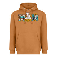 Meerkat goat mom serape leopard cowhide goat family Heavyweight Hoodie - Artiststas