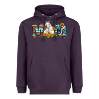Plum goat mom serape leopard cowhide goat family Heavyweight Hoodie - Artiststas