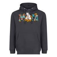 Smoke goat mom serape leopard cowhide goat family Heavyweight Hoodie - Artiststas