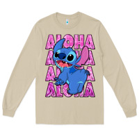 Mushroom aloha stitch Long Sleeve Tee - Zillion Design Studio