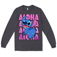 Smoke aloha stitch Long Sleeve Tee - Zillion Design Studio