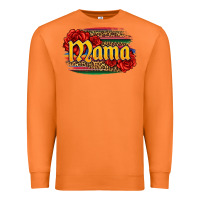 Carrot Latina mama with serape and roses Premium Sweatshirt - Jasminsmagicworld
