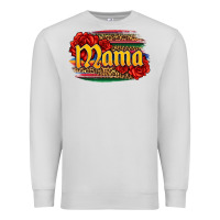 Dove Grey Latina mama with serape and roses Premium Sweatshirt - Jasminsmagicworld