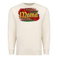 Sandshell Latina mama with serape and roses Premium Sweatshirt - Jasminsmagicworld