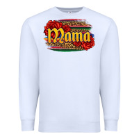 White Latina mama with serape and roses Premium Sweatshirt - Jasminsmagicworld