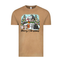 Vintage Camel merry christmas gnomes Vintage Tee - Zillion Design Studio