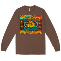 Chestnut with god all things are possible Long Sleeve Tee - AdoDesignShop