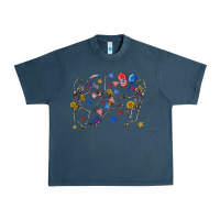 Midnight Navy fourth of july dancing skeleton Urban Heavy Tee - texasbilliewilder