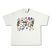 Pistachio fourth of july dancing skeleton Urban Heavy Tee - texasbilliewilder