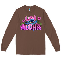 Chestnut aloha summer stitch Long Sleeve Tee - Zillion Design Studio