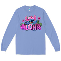 Colony Blue aloha summer stitch Long Sleeve Tee - Zillion Design Studio