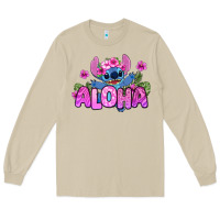 Mushroom aloha summer stitch Long Sleeve Tee - Zillion Design Studio