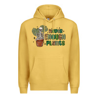 Antique Gold never enough plants Premium Hoodie - MaliasSmallBusiness