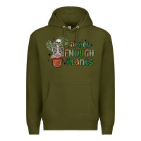 Army Green never enough plants Premium Hoodie - MaliasSmallBusiness
