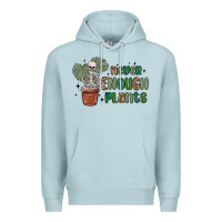 Blue Mist never enough plants Premium Hoodie - MaliasSmallBusiness