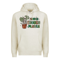 Oatmeal Heather never enough plants Premium Hoodie - MaliasSmallBusiness