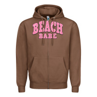 Chestnut beach babe Zipper Hoodie - JahusDesignShop