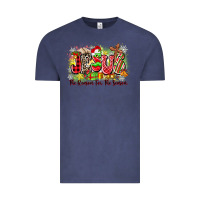 Vintage Denim jesus the reason for the season Vintage Tee - Zillion Design Studio