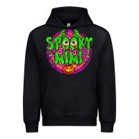 Black spooky mimi Urban Hoodie - BundleAndBundleShop