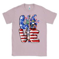 Lilac Love 4th of July with gnomes 4th of july Classic Tee - CowGirlArtShop