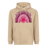 Mushroom in october we wear pink rainbow Heavyweight Hoodie - AdoDesignShop