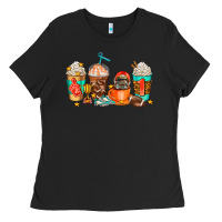 Black American football coffee cups Ladies Tee - AdoDesignShop