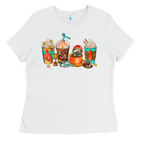 White American football coffee cups Ladies Tee - AdoDesignShop