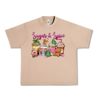 Burro sugar and spice pink gingerbread coffee cups Urban Heavy Tee - Zillion Design Studio