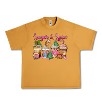 Peanut Butter sugar and spice pink gingerbread coffee cups Urban Heavy Tee - Zillion Design Studio