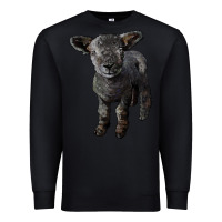 Black southdown baby sheep Premium Sweatshirt - LillyAllenDesigns