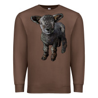 Chestnut southdown baby sheep Premium Sweatshirt - LillyAllenDesigns