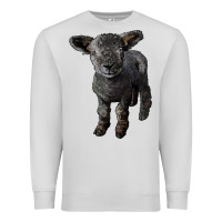 Dove Grey southdown baby sheep Premium Sweatshirt - LillyAllenDesigns